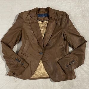 Zara Faux Suede Blazer Medium
